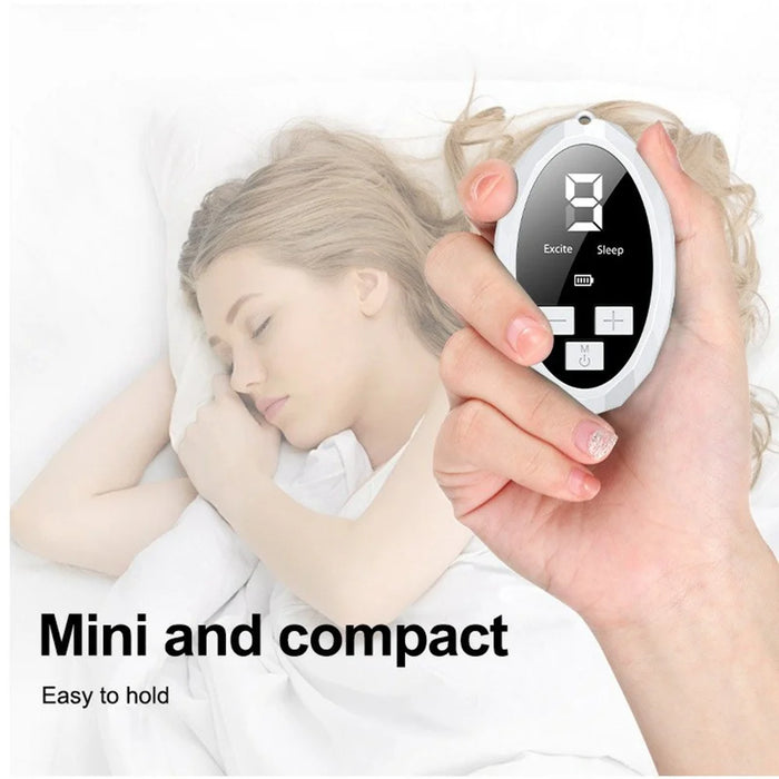 K320 9 Levels Handheld Microcurrent Sleep Aid Device Gift Pulse Insomnia Anxiety Relief Instrument - White - 6