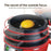 Multifunctional Breakfast Maker Sandwich Burger Egg Steak Cooking Machine (BPA Free, No FDA), 220V EU Plug - Red - 5