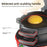 Multifunctional Breakfast Maker Sandwich Burger Egg Steak Cooking Machine (BPA Free, No FDA), 220V EU Plug - Red - 7