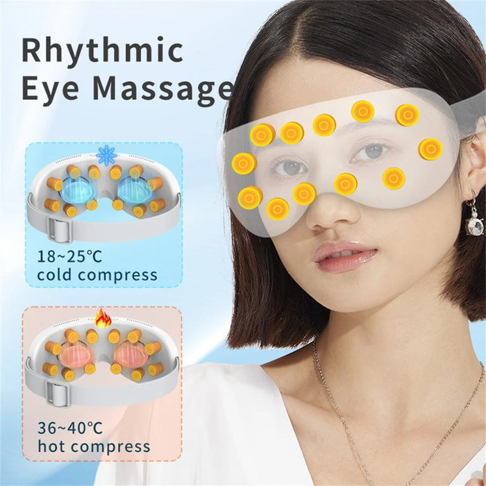 AR-225 Cold and Hot Compress Eye Massager Vibrating Massage Bluetooth-compatible Music Eye Mask - 5