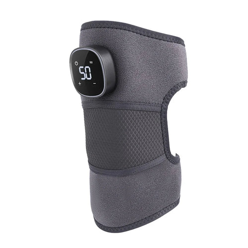 YC-906B 1Pc Electric Heating Knee Brace 3 Levels Hot Compress Vibration Massage Device for Elbow Shoulder - 1