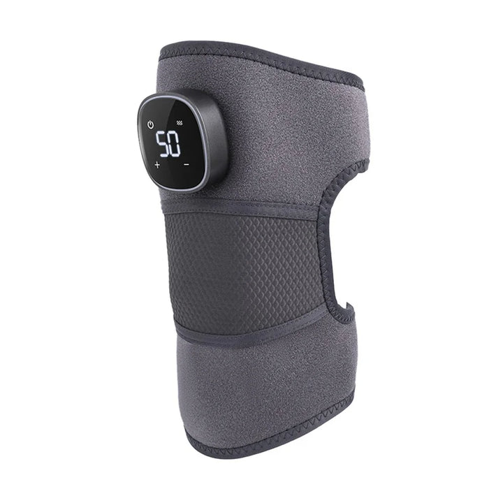 YC-906B 1Pc Electric Heating Knee Brace 3 Levels Hot Compress Vibration Massage Device for Elbow Shoulder - 1