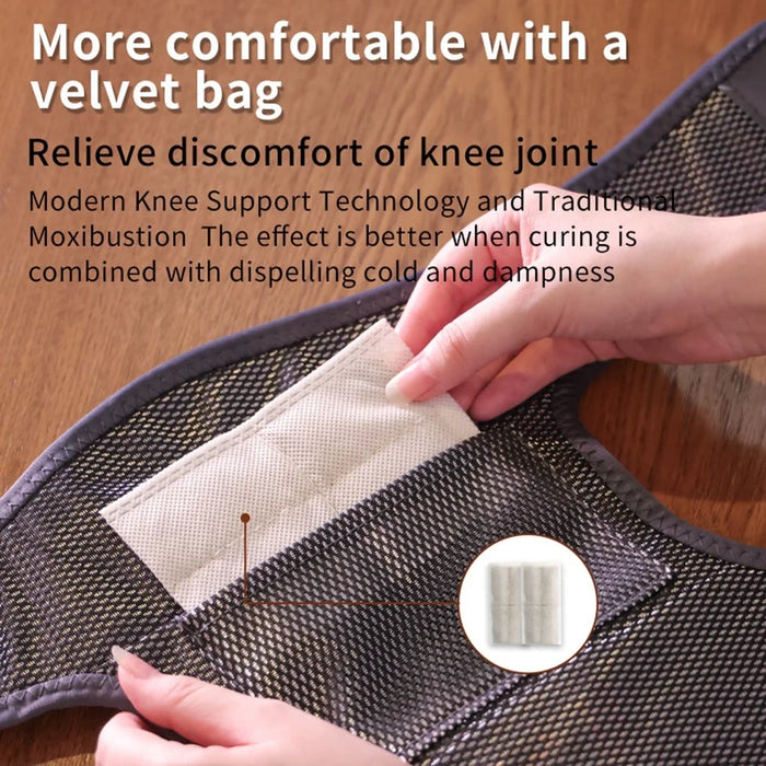 YC-906B 1Pc Electric Heating Knee Brace 3 Levels Hot Compress Vibration Massage Device for Elbow Shoulder - 6