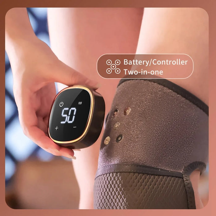 YC-906B 1Pc Electric Heating Knee Brace 3 Levels Hot Compress Vibration Massage Device for Elbow Shoulder - 7