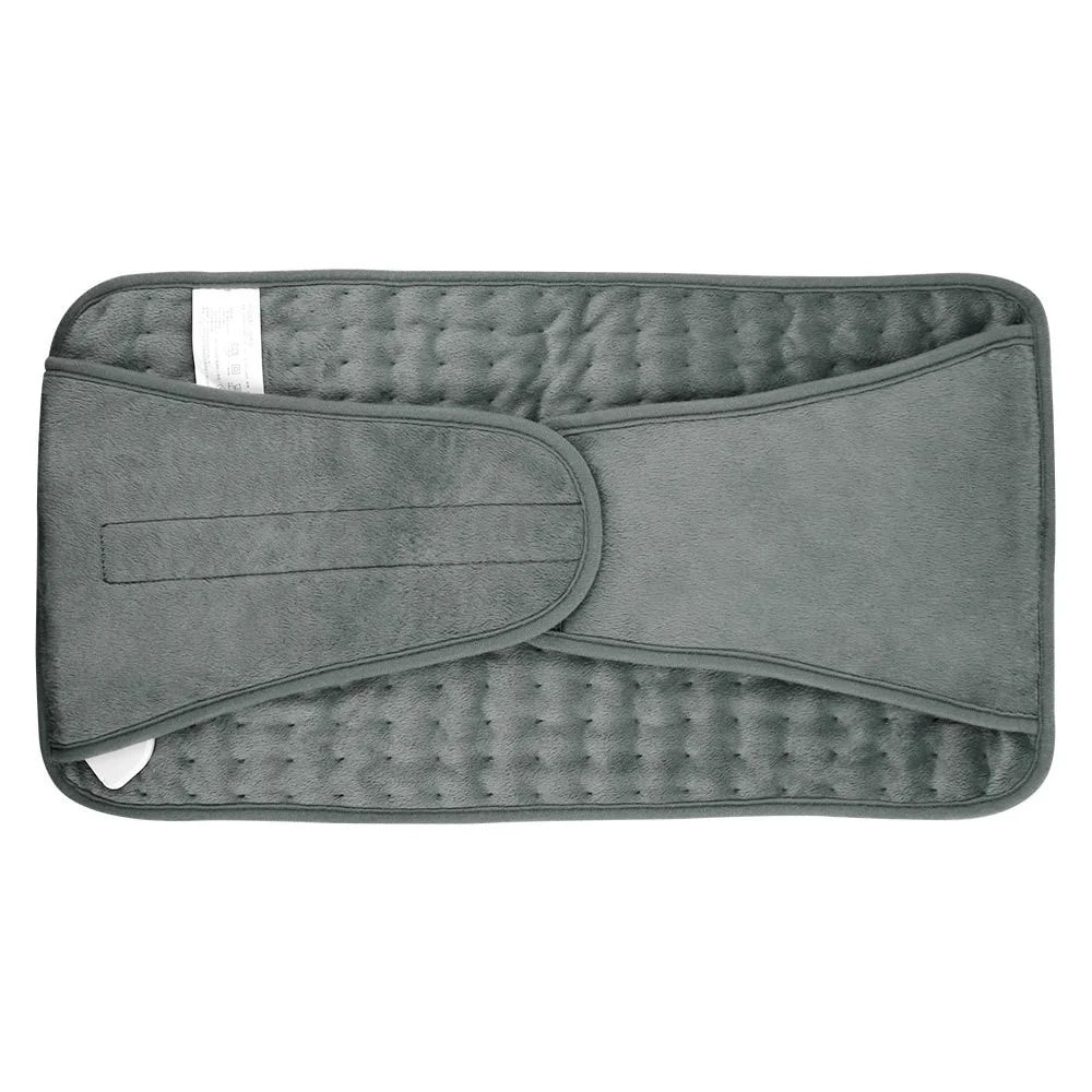 HP3060A Smart Heating Pad Adjustable Temperature Therapy Blanket for Office / Home Electric Heating Blanket Waist Belt - Grey  /  US Plug - 1