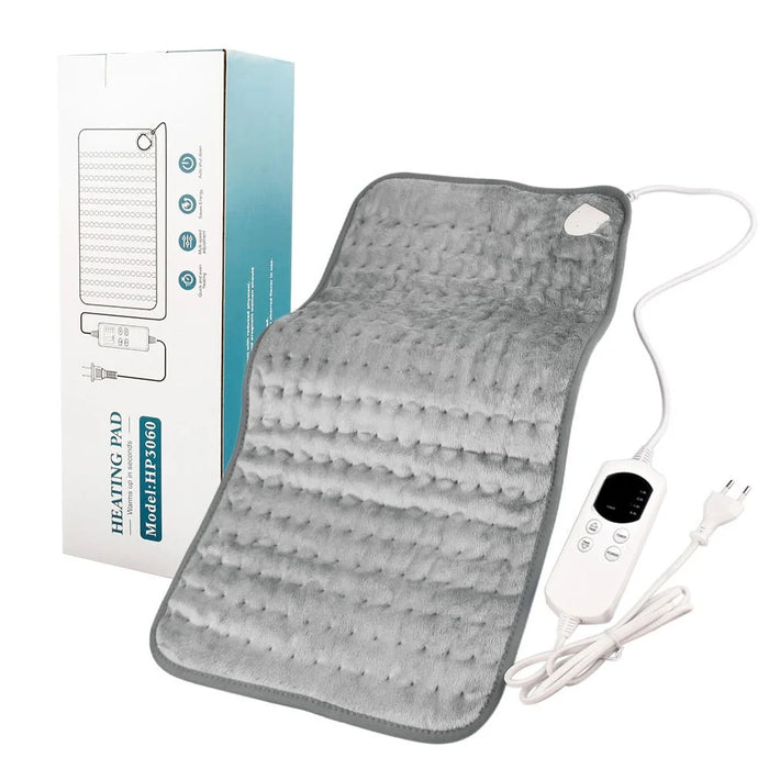 HP4076 40 x 76cm Smart Temperature Control Electric Heating Blanket for Home Therapy Heat Treatment - Grey  /  US Plug - 1