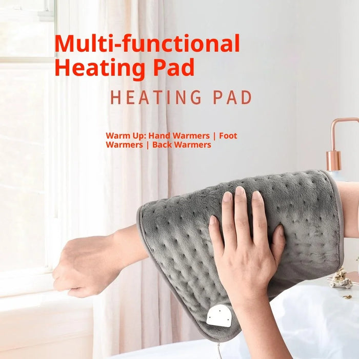 HP4076 40 x 76cm Smart Temperature Control Electric Heating Blanket for Home Therapy Heat Treatment - Grey  /  US Plug - 3