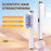k339 RF Hair Growth Comb LED Light Therapy Scalp Care EMS Microcurrent Electric Massage Instrument - White - 2