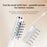 k339 RF Hair Growth Comb LED Light Therapy Scalp Care EMS Microcurrent Electric Massage Instrument - White - 6