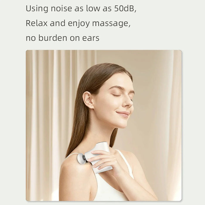 ST-807A Mini Pocket Massage Gun Portable Muscle Relaxer Fascia Gun with 3 Massage Heads 5 Speed Levels for Home Fitness - 5