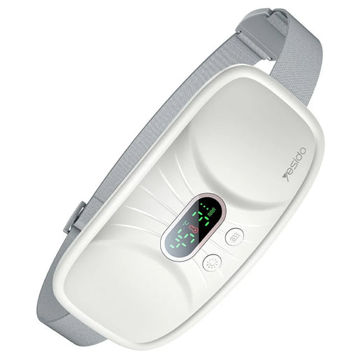 YESIDO MG28 Electric Massage Heating Belt Uterus  /  Waist Warmer Digital Display 3 Vibration Modes 4 Temperature Settings - White - 1