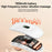 YESIDO MG28 Electric Massage Heating Belt Uterus  /  Waist Warmer Digital Display 3 Vibration Modes 4 Temperature Settings - White - 2
