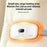 YESIDO MG28 Electric Massage Heating Belt Uterus  /  Waist Warmer Digital Display 3 Vibration Modes 4 Temperature Settings - White - 3