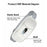 YESIDO MG28 Electric Massage Heating Belt Uterus  /  Waist Warmer Digital Display 3 Vibration Modes 4 Temperature Settings - White - 6