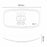 YESIDO MG28 Electric Massage Heating Belt Uterus  /  Waist Warmer Digital Display 3 Vibration Modes 4 Temperature Settings - White - 7