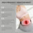 XORITA High Frequency Vibration Massager for Waist Abdomen 3 Modes Gentle Heating Relaxation Device - White - 7