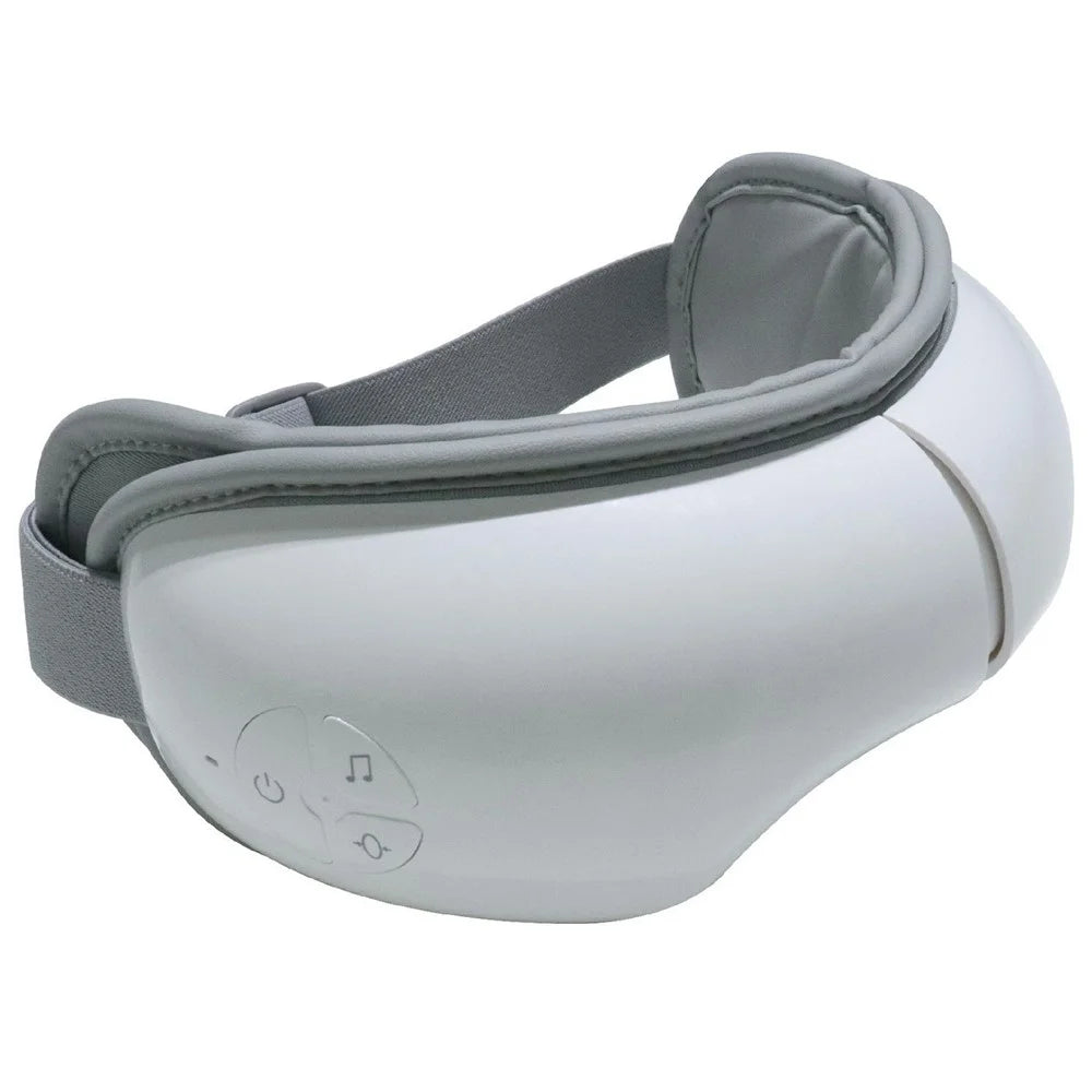 ST-210 Smart Eye Massager Heat Therapy Air Pressure Massage Sleep Mask with Bluetooth-compatible Music - White - 1