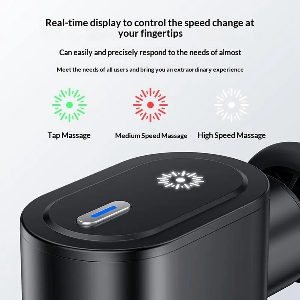 YESIDO MG61 Mini Massage Gun Portable Fascia Gun 3 Levels Brushless Motor Low Noise Muscle Relaxation Device for Home Travel - 4