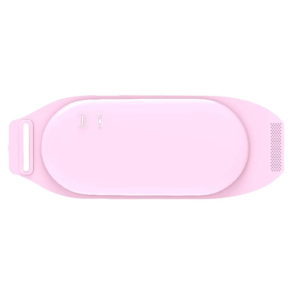 P2 Electric Heated Massage Belt 5000mAh Battery Bluetooth-compatible APP Control Graphene Warming Waist Belt for Menstrual Care - Pink - 1