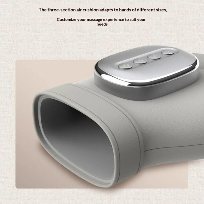 ST-1802 Smart Hand Massager Heat Therapy 3 Modes 5 Levels Finger Palm Massager - Grey - 6