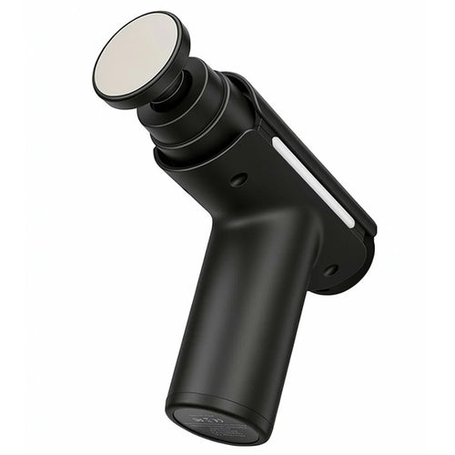 Mini Heat Therapy Fascia Gun 6-Speed Silent Portable Massager for Home Gym - Black - 1