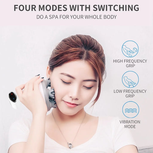 FUTURE ST-702A Smart Electric Scalp Massager 4 Modes Portable 3D Massaging Head Scratcher for Muscles Shoulder Calf Head - 2
