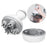 FUTURE ST-701A Electric Scalp Massager with 4 Massage Heads, Portable 3D Massaging Head Scratcher with Tissue Kneading Nodes Stress Release Massager for Muscles Shoulder Calf Head - 1