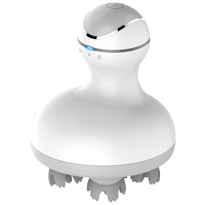 FUTURE ST-701A Electric Scalp Massager with 4 Massage Heads, Portable 3D Massaging Head Scratcher with Tissue Kneading Nodes Stress Release Massager for Muscles Shoulder Calf Head - 5