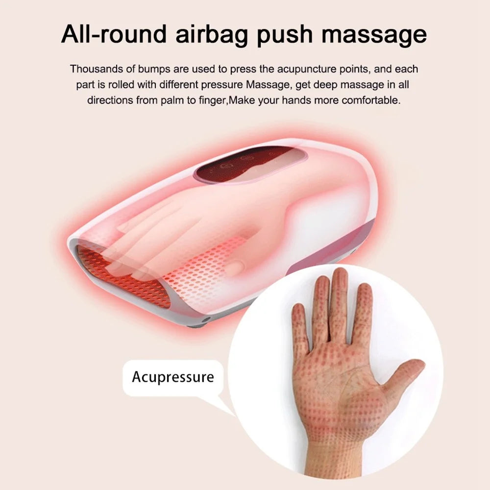 FUTURE ST-1801 Electric Hand Massager Hot Compress Kneading Airbag Pressing Hand Fatigue Relieve Massager - 2