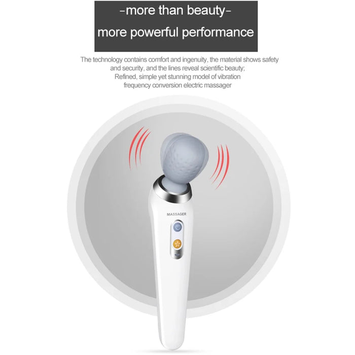 ST-806A Home Rechargeable Massage Stick Vibrating Massage Hammer Electric Handheld Body Massager - 2