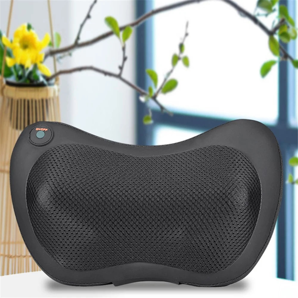 Back Neck Massager Electric Shoulder Massager with Heat Shiatsu Massage Pillow for Muscle Pain Relief, EU Plug - 6