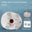 K111 Electric Head Massager Hot Compress Head Relax Deep Tissue Kneading Massage Machine - White - 4