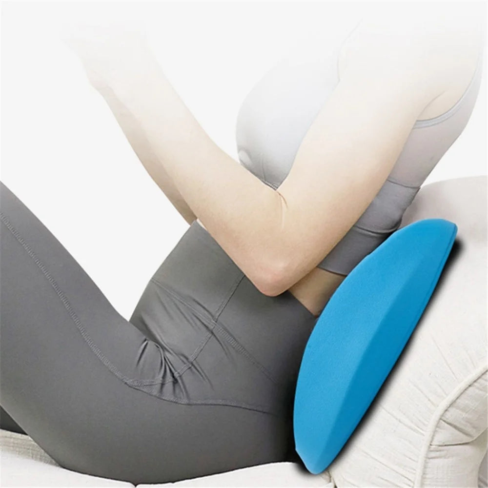 Lumbar Spine Magnetic Therapy Traction Corrector EVA Pain Relief Waist Muscle Massager - 4