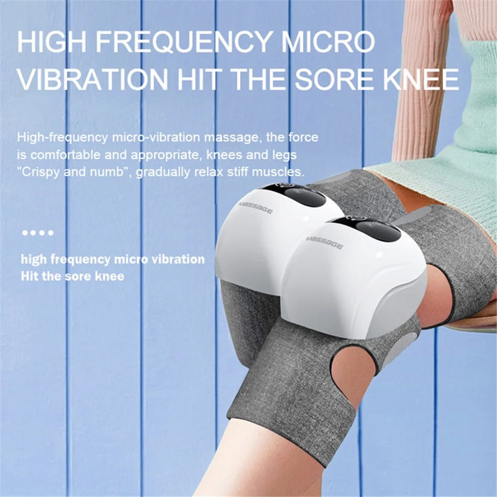 JA-K01 Knee Massager Rechargeable Vibration Hot Compress Pain Relieve Knee Physiotherapy Instrument - 7