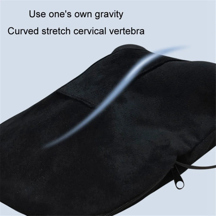 USB Electric Heating EVA Neck Massager Cervical Stretcher Neck Spondylosis Correction Pillow - 4