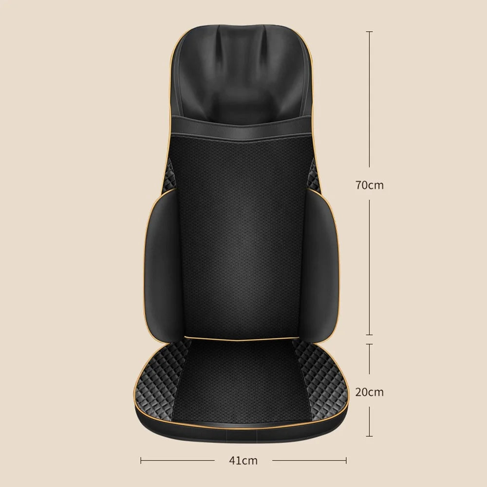 JH-K5S Hot Compress Relaxation Full Body Massage Cushion Shiatsu Kneading Vibration Back Massager - EU Plug - 7