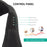 JH-R2 Heated Neck Pad Massager Kneading Back Massager Shiatsu Shoulder Massage for Home Office Car Use - Black / US Plug - 4