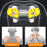JH-RC1 Plug-in Back Neck Shoulder Massager Hot Compress 4D Kneading Beating Massager for Relief on Full Body Muscles - Black / Grey / US Plug - 5