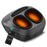 JH-ZL1 Foot Massager Heated Rolling Air Compression Feet Massager Machine with Remote - Black / US Plug - 1