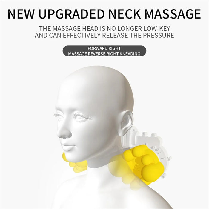 JH-CD6 9 Modes Massage Mat Sitting Lying Electric Heating Pad Muscle Relax Body Massager Cushion - US Plug - 6