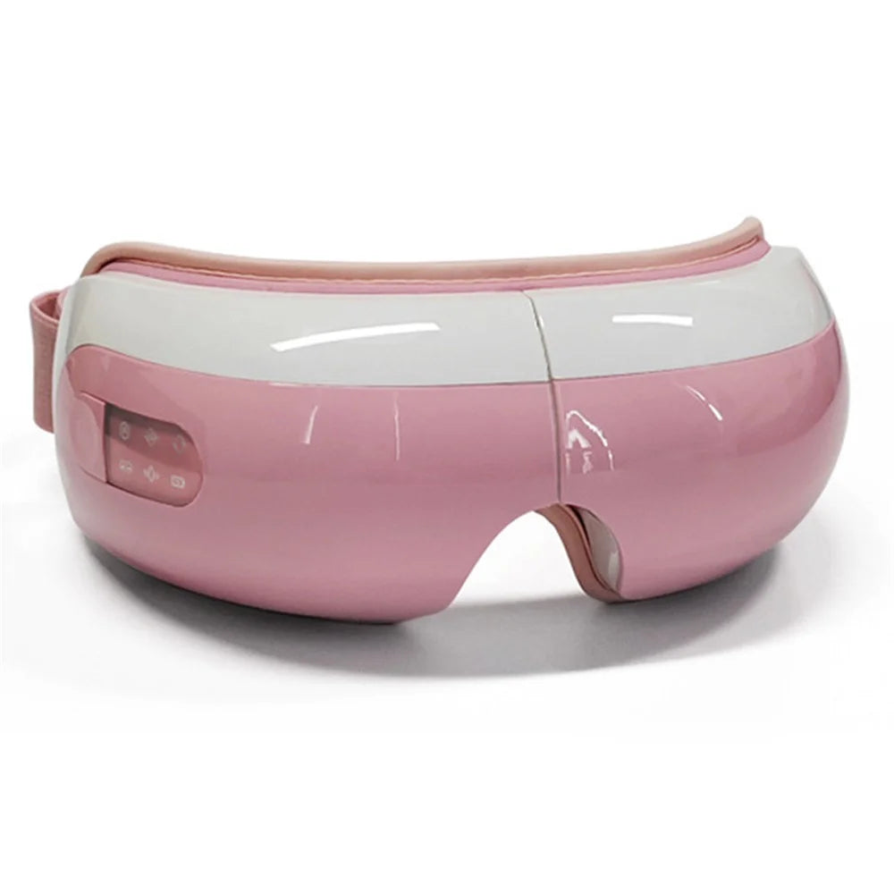 E5 Plus 26 Points Smart Eye Massager Adjustable Airbag Hot Compress Eye Protector Massager with 5 Massage Modes - Pink - 1