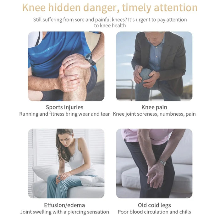 ST-1102 Knee Massager Rechargeable Vibration Knee Massager Home Infrared Knee Warmer - 3