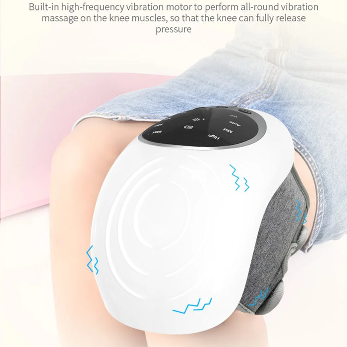 ST-1102 Knee Massager Rechargeable Vibration Knee Massager Home Infrared Knee Warmer - 4