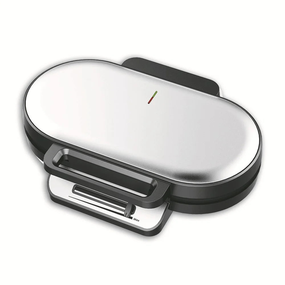 COUPE Dual Breakfast Sandwich Maker Electric Pancake Maker Griddle (CE Certificated, No FDA) - Silver / EU Plug 220V - 1