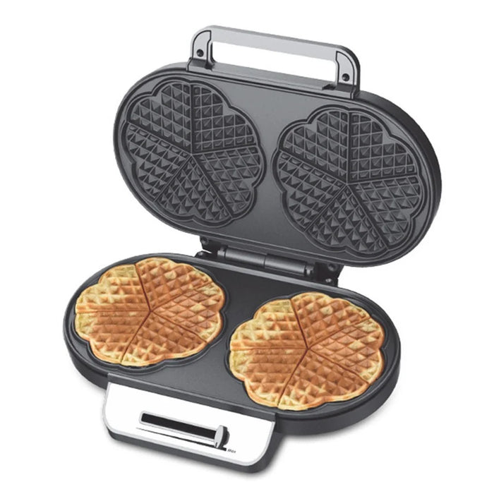 COUPE Dual Breakfast Sandwich Maker Electric Pancake Maker Griddle (CE Certificated, No FDA) - Silver / EU Plug 220V - 3