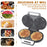COUPE Dual Breakfast Sandwich Maker Electric Pancake Maker Griddle (CE Certificated, No FDA) - Silver / EU Plug 220V - 5