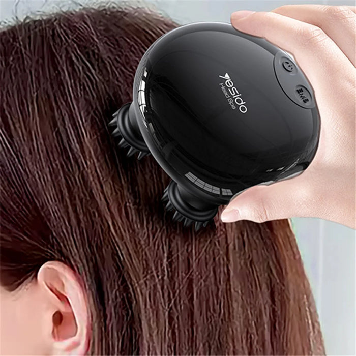 YESIDO MG04 Handheld Electric EMS Scalp Massager Portable Head Massager with 3 Gear Head Scratcher for Stress Relax and Pain Relief - 5