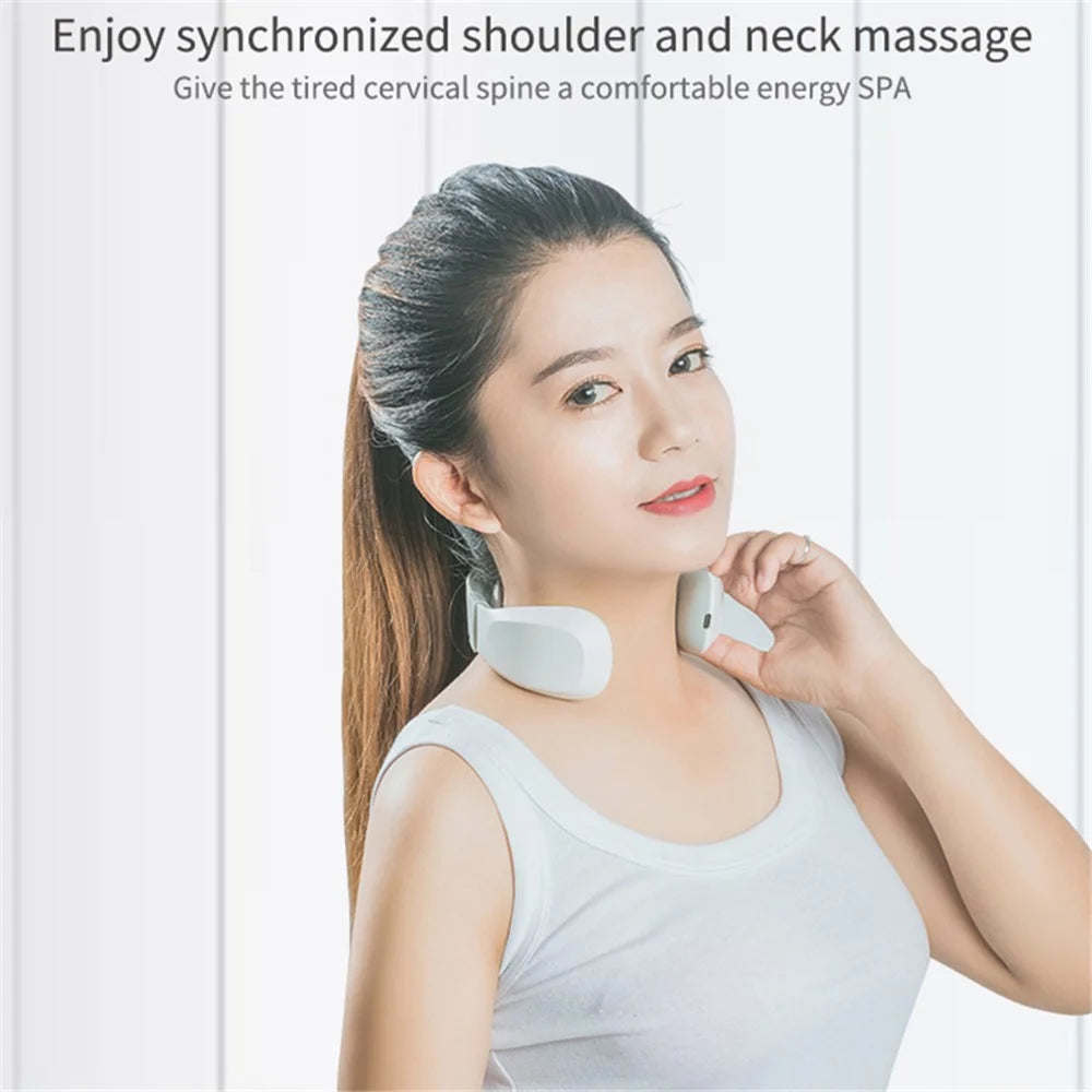ST-304 Cordless EMS Neck Massager Electric Neck Massaging Tool for Pain Relieve - 3
