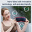 CKGO Y09 Eye Massager Heated and Cooling Compression Music Smart Eye Mask - Orange - 2
