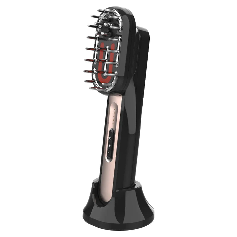 ST-1502 Multifunction Electric Comb EMS Microcurrent Meridian Massage Brush - 1